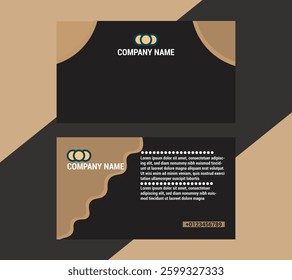Creative Corporate Business Card Elegant, Minimalist Branding