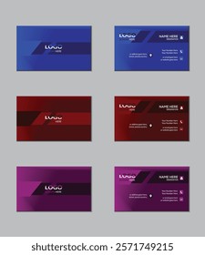 Creative corporate business card Template modern and Clean design. Creative and Clean Business Card TemplateCorporate Minimal Unique Stylish Color Designs.