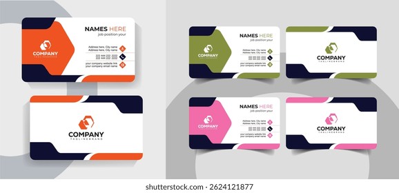 Creative Corporate Business Card Template for Professionals