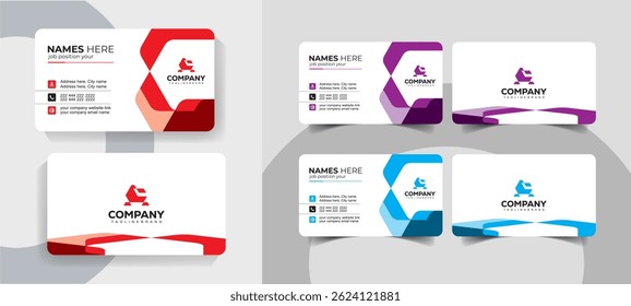Creative Corporate Business Card Template for Professionals