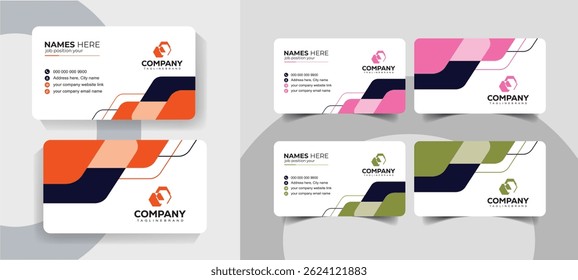 Creative Corporate Business Card Template for Professionals