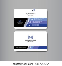 Creative Corporate Business Card - Vector