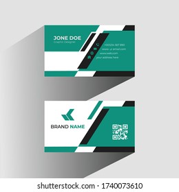 Creative Corporate business card vector template.