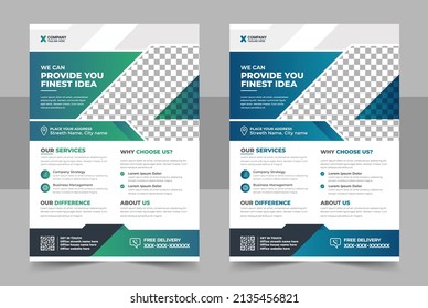 Creative Corporate and Business Flyer Brochure Template Design, abstract business flyer, Brochure design, cover, annual report. flyer design template vector design. Layout template in A4 size
