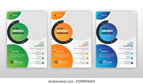 Creative Corporate Business Flyer Brochure Design Template