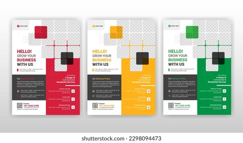 Creative Corporate Business Flyer Brochure Design Template