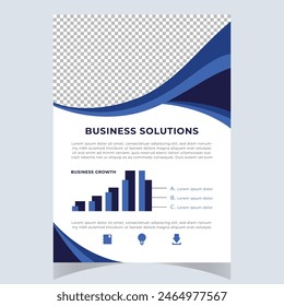 Creative Corporate  Business Flyer Brochure Template Design, abstract business flyer, vector template design. Brochure design, cover, annual report, poster, flyer