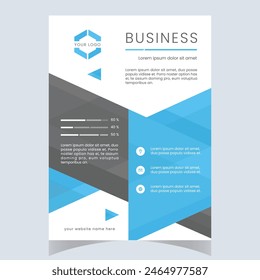 Creative Corporate  Business Flyer Brochure Template Design, abstract business flyer, vector template design. Brochure design, cover, annual report, poster, flyer