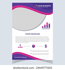 Creative Corporate  Business Flyer Brochure Template Design, abstract business flyer, vector template design. Brochure design, cover, annual report, poster, flyer