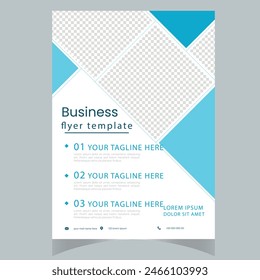 Creative Corporate  Business Flyer Brochure Template Design, abstract business flyer, vector template design. Brochure design, cover, annual report, poster, flyer