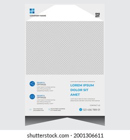 Creative corporate business flyer design template