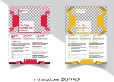 CREATIVE CORPORATE BUSINESS FLYER DESIGN TEMPLATE