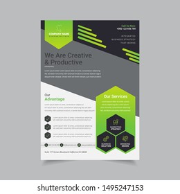 Creative & Corporate Business Flyer For Business organization