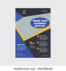 Creative corporate business flyer template | Creative Modern Corporate Business Flyer Brochure Leaflet Template