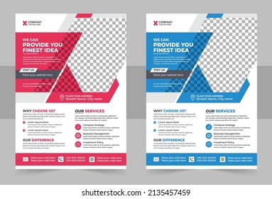 Creative Corporate and Business Flyer Template Design, abstract business flyer. flyer design layout template A4,Template vector design for Magazine, Poster, Corporate Presentation