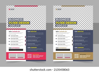 Creative Corporate and Business Flyer Template Design, abstract business flyer. Business abstract vector template. Brochure design, cover modern layout, annual report, poster, flyer in A4