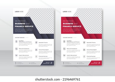 Creative Corporate business flyer template design