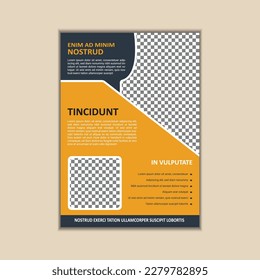 Creative Corporate Business Flyer Template Simple and clean A4 Size with Bleed Vector design