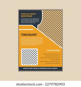 Creative Corporate Business Flyer Template Simple and clean A4 Size with Bleed Vector design