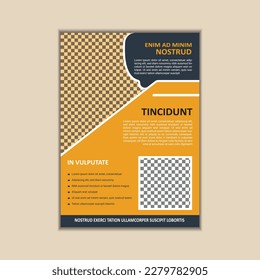 Creative Corporate Business Flyer Template Simple and clean A4 Size with Bleed Vector design