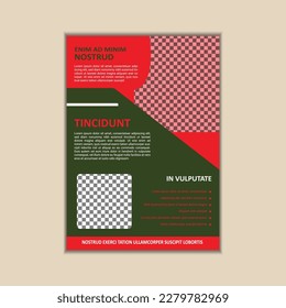Creative Corporate Business Flyer Template Simple and clean A4 Size with Bleed Vector design