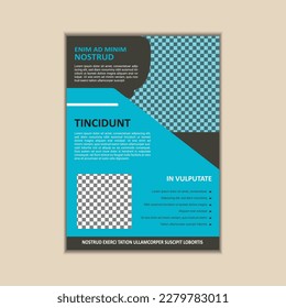 Creative Corporate Business Flyer Template Simple and clean A4 Size with Bleed Vector design