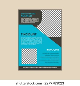 Creative Corporate Business Flyer Template Simple and clean A4 Size with Bleed Vector design