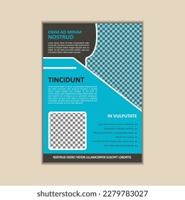 Creative Corporate Business Flyer Template Simple and clean A4 Size with Bleed Vector design