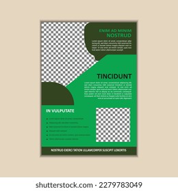 Creative Corporate Business Flyer Template Simple and clean A4 Size with Bleed Vector design