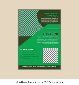 Creative Corporate Business Flyer Template Simple and clean A4 Size with Bleed Vector design