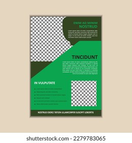 Vorlage für kreative Unternehmensflyer Einfache und saubere A4-Größe mit Vektordesign