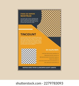Creative Corporate Business Flyer Template Simple and clean A4 Size with Bleed Vector design