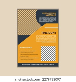 Creative Corporate Business Flyer Template Simple and clean A4 Size with Bleed Vector design