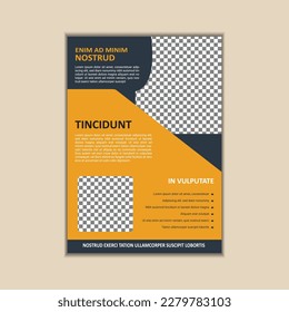 Creative Corporate Business Flyer Template Simple and clean A4 Size with Bleed Vector design