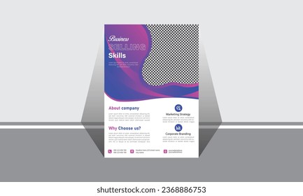Creative corporate business flyer template Template vector design for Brochure, Annual Report, Magazine, Poster, 
