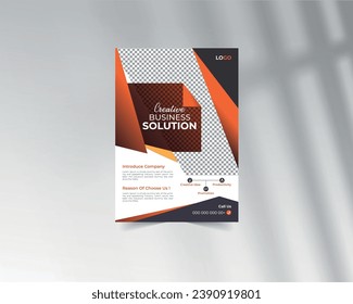 Creative corporate business Flyer template 

