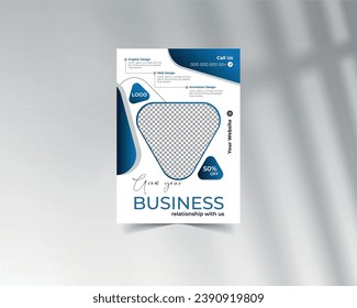 Creative corporate business Flyer template 
