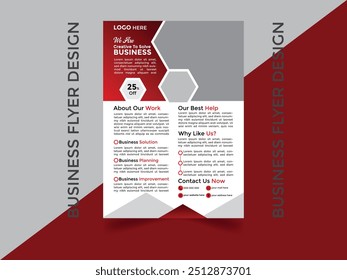 Creative Corporate Business Flyer Template Design