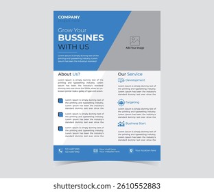 Creative corporate business flyer template, Corporate Business flyer template, Flyer design