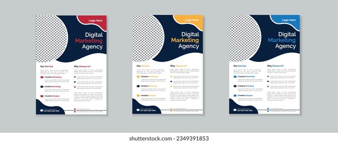 Creative corporate business flyer template,Corporate Business flyer template, business flyer template with minimalist layout,Graphic design