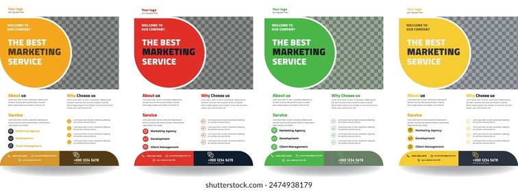 Creative corporate business flyer template,Flyer Template Geometric shape used for business poster layout,business flyer template with minimalist layout,