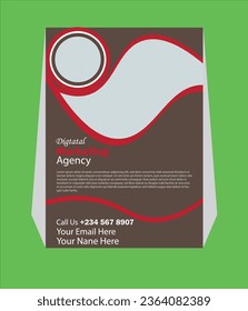 Creative corporate business flyer template.Modern ,abstrct,simple,minimalist,promotion,publication, flyer dsign.Geometric shape used for business poster layout..black colour. 