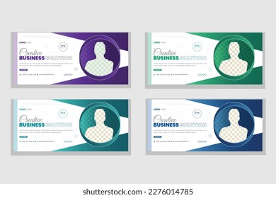  Creative corporate business marketing social media cover banner post template Digital marketing corporate social media banner template Online business conference social media post  cover 