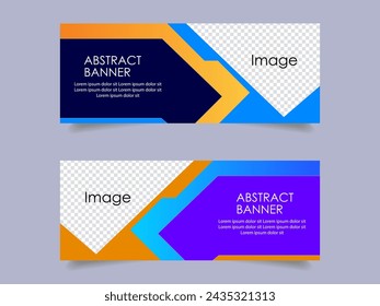 Creative corporate business marketing social media banner post template, Promotional banner for social media post, web banner and flyer, Sale banner for web and social media template