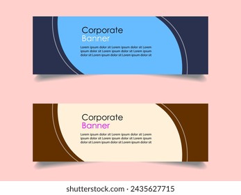 Creative corporate business marketing social media banner post template, Promotional banner for social media post, web banner and flyer, Sale banner for web and social media template