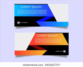 Creative corporate business marketing social media banner post template, Promotional banner for social media post, web banner and flyer, Sale banner for web and social media template