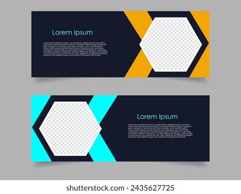 Creative corporate business marketing social media banner post template, Promotional banner for social media post, web banner and flyer, Sale banner for web and social media template