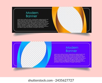 Creative corporate business marketing social media banner post template, Promotional banner for social media post, web banner and flyer, Sale banner for web and social media template