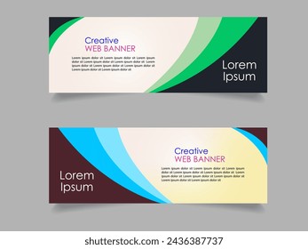 Creative corporate business marketing social media banner post template, Promotional banner for social media post, web banner and flyer, Sale banner for web and social media template