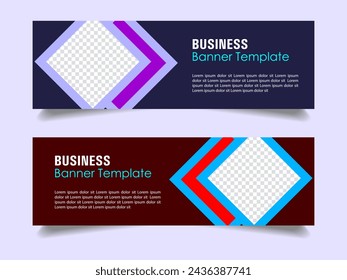 Creative corporate business marketing social media banner post template, Promotional banner for social media post, web banner and flyer, Sale banner for web and social media template